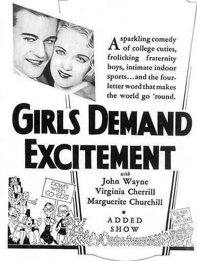 Girls Demand Excitement